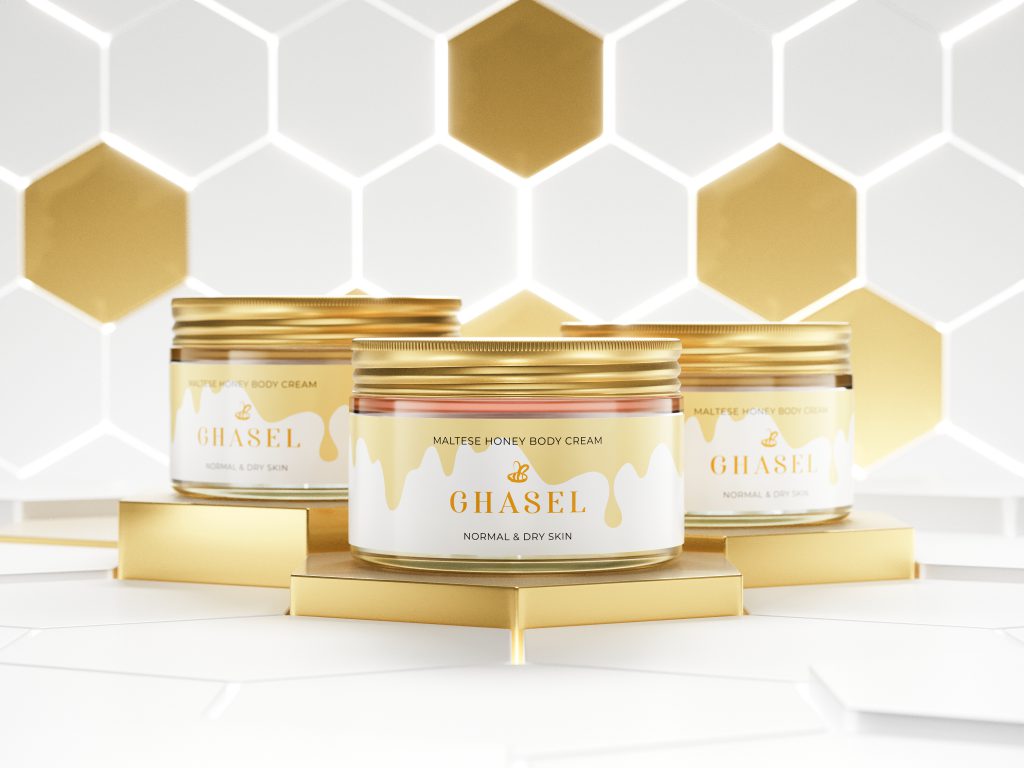 GHASEL Body cream with Maltese honey